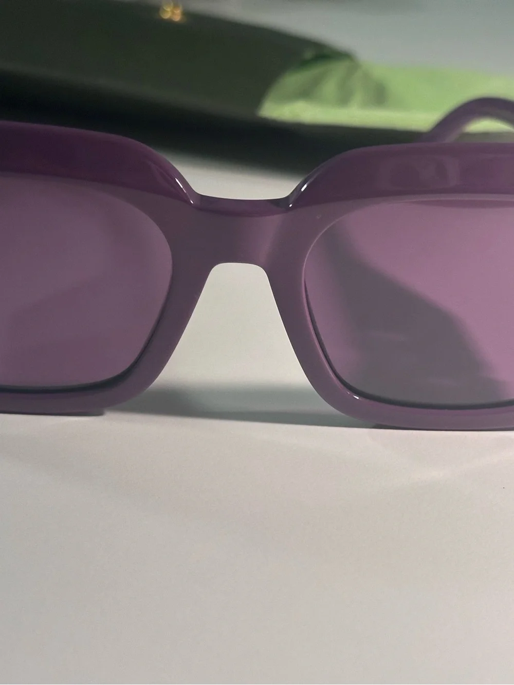 Women's Purple Rectangular Sunglasses - Longchamp